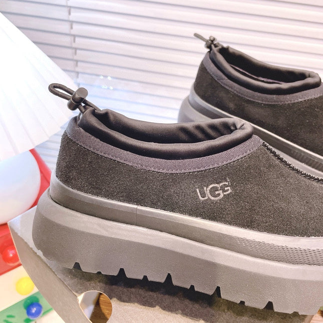 TASMAN WEATHER HYBRID IN BLACK SUEDE AND CALFSKIN