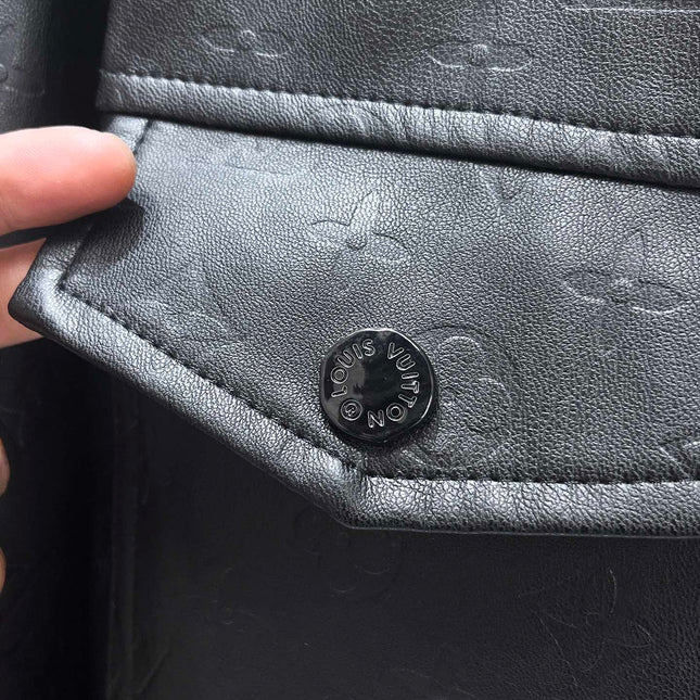 LV BLACK CALFSKIN JACKET 239566