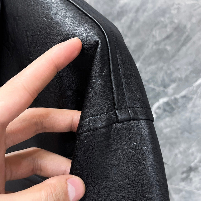 LV BLACK CALFSKIN JACKET 239566