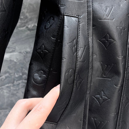 LV BLACK CALFSKIN JACKET 239566