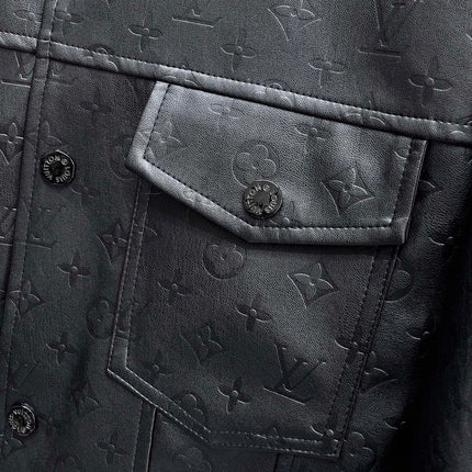 LV BLACK CALFSKIN JACKET 239566