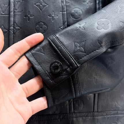 LV BLACK CALFSKIN JACKET 239566