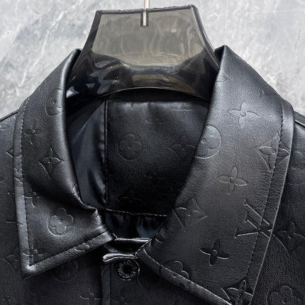 LV BLACK CALFSKIN JACKET 239566