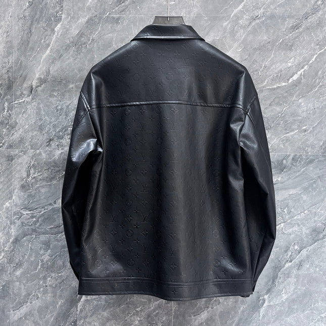 LV BLACK CALFSKIN JACKET 239566