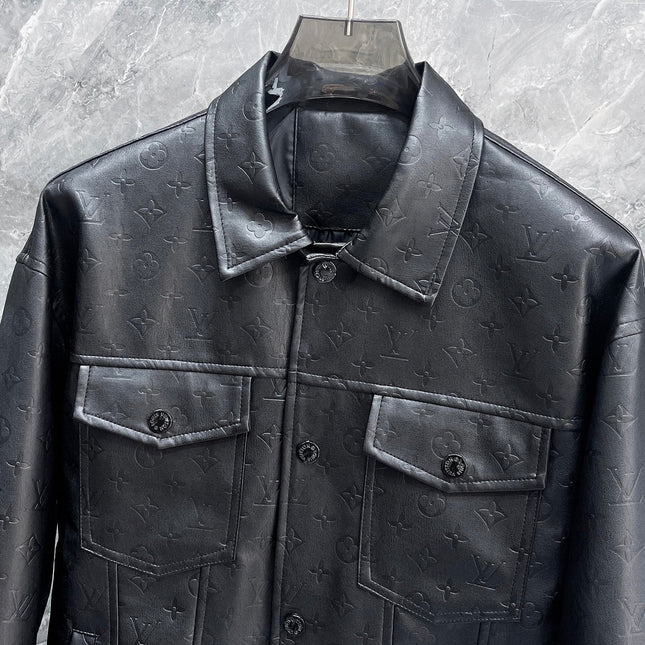 LV BLACK CALFSKIN JACKET 239566