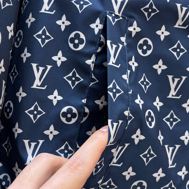 LV COBALT BLUE MONOGRAM JACKET 239553