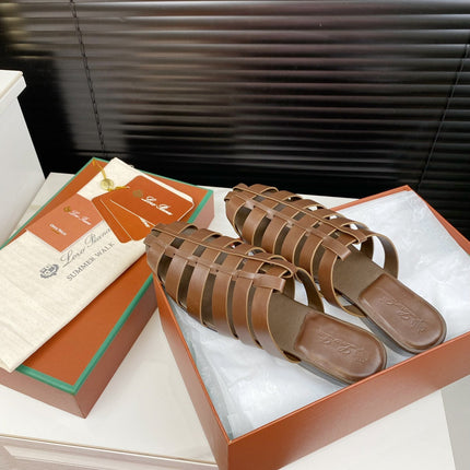 LP KAEDE SANDALS CHOCOLATE CALFSKIN