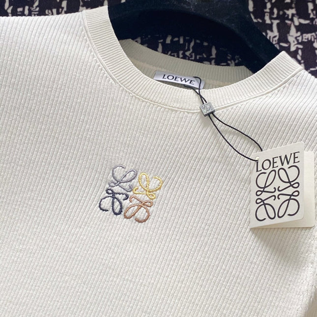 Loewe 25 Slim Sleeved T-Shirt Tencel