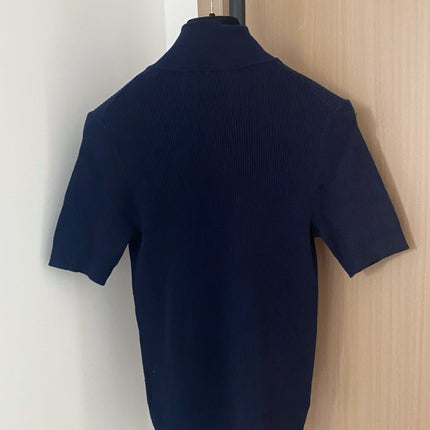 MIUMIU SHORT-SLEEVE KNIT TOP STYLE 264
