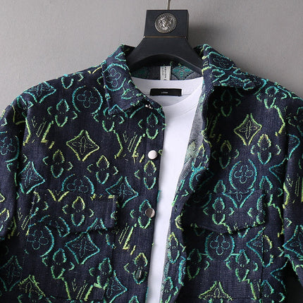 LV SHIRT IN NAVY BLUE MONOGRAM DENIM 239035