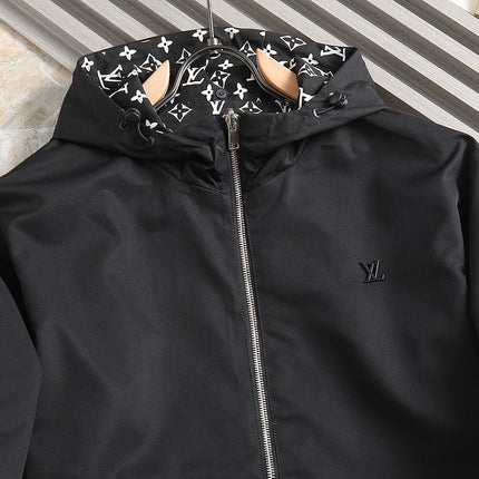 LV DOUBLE-SIDED JACKET BLACK 239003