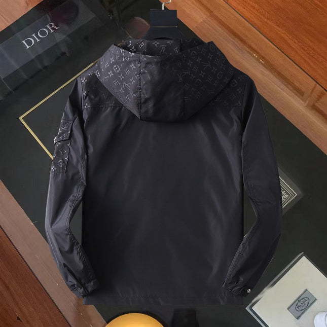 LV BLACK HOODED JACKET 238990