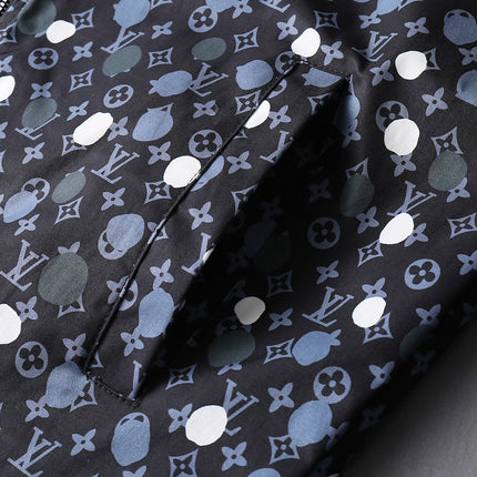 LV BLACK MONOGRAM HOODED JACKET 238997