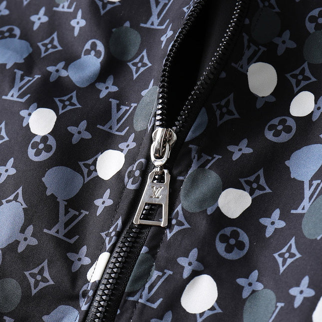 LV BLACK MONOGRAM HOODED JACKET 238997