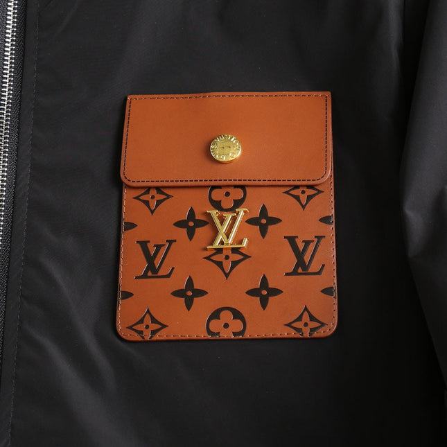 LV BLACK WINDBREAKER 238971