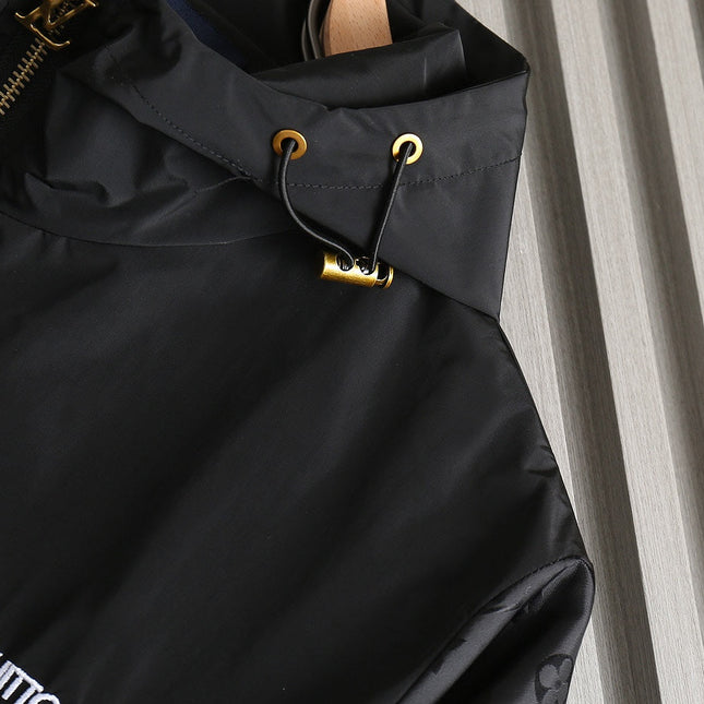 LV BLACK HOODED JACKET 239167