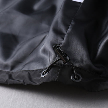 LV HOODED JACKET NAVY BLUE MONOGRAM AND BLACK 239169