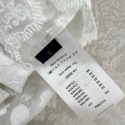 LV SLEEVELESS TOP WITH SCALLOPED LACE HEM 263195
