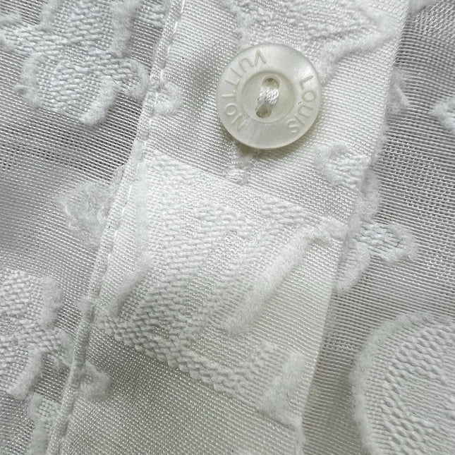 LV SLEEVELESS TOP WITH SCALLOPED LACE HEM 263195