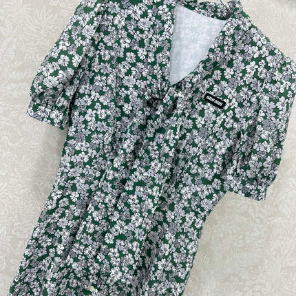 MIUMIU 25S LONG SLEEVE DRESS 265417
