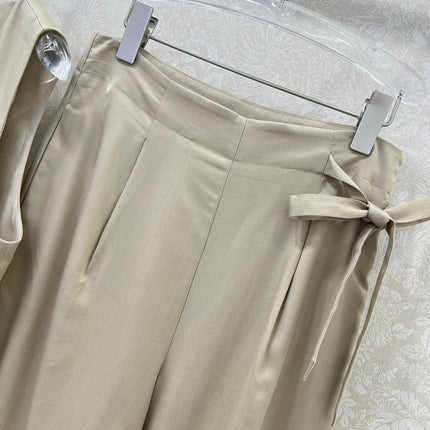 DIOR WIDE-LEG PANTS AND VEST SET 275206