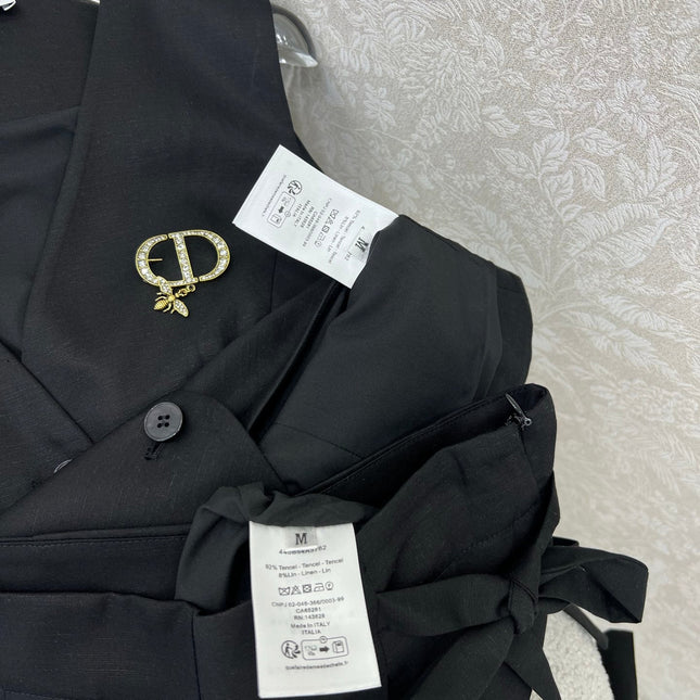DIOR WIDE-LEG PANTS AND VEST SET 275208