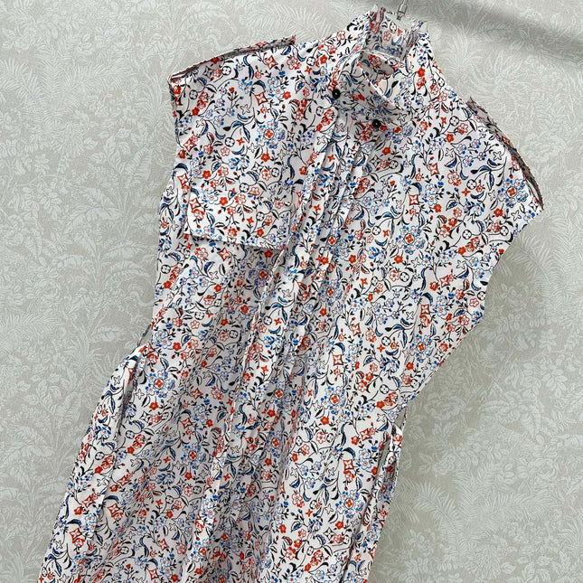 LOUIS VUITTON MONOGRAM FLORAL PRINT DRESS 275199