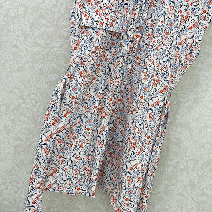 LOUIS VUITTON MONOGRAM FLORAL PRINT DRESS 275199