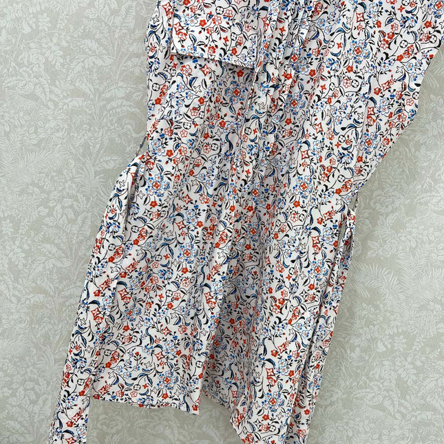 LOUIS VUITTON MONOGRAM FLORAL PRINT DRESS 275199