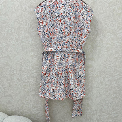 LOUIS VUITTON MONOGRAM FLORAL PRINT DRESS 275199