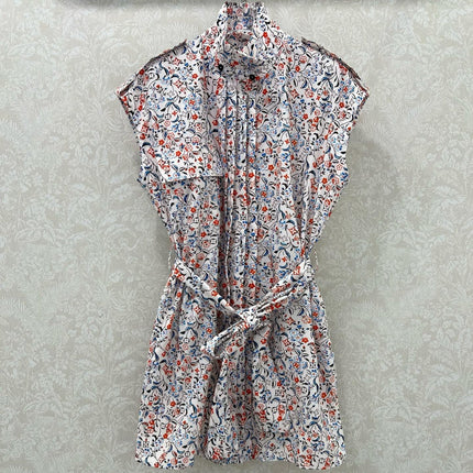 LOUIS VUITTON MONOGRAM FLORAL PRINT DRESS 275199