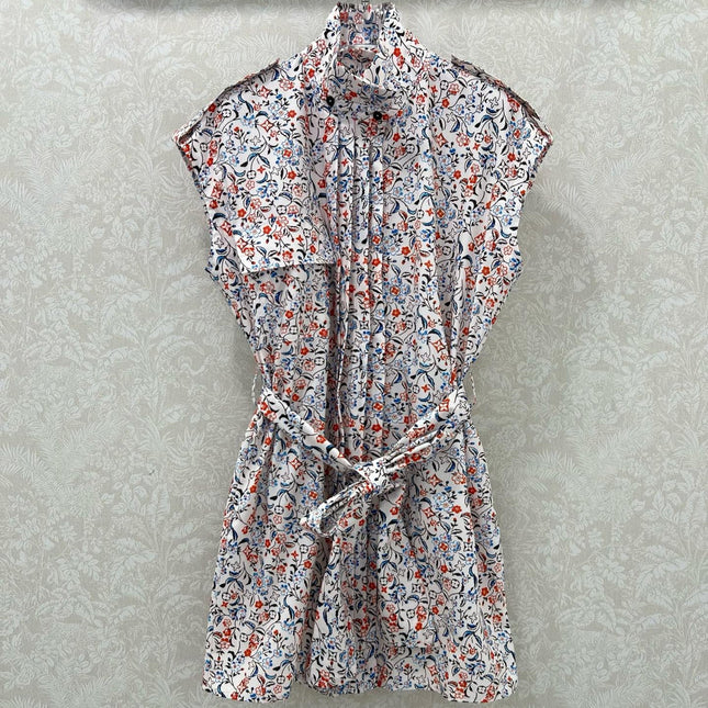 LOUIS VUITTON MONOGRAM FLORAL PRINT DRESS 275199