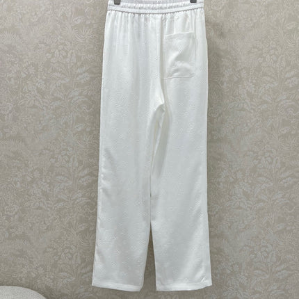 LOUIS VUITTON WIDE-LEG PANTS WITH MONOGRAM PATTERN 275194