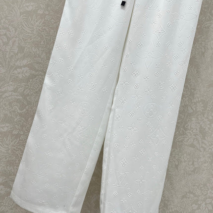 LOUIS VUITTON WIDE-LEG PANTS WITH MONOGRAM PATTERN 275194