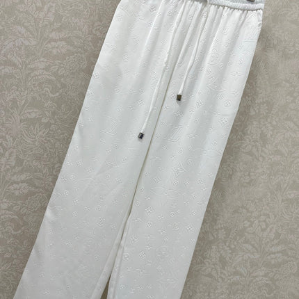 LOUIS VUITTON WIDE-LEG PANTS WITH MONOGRAM PATTERN 275194