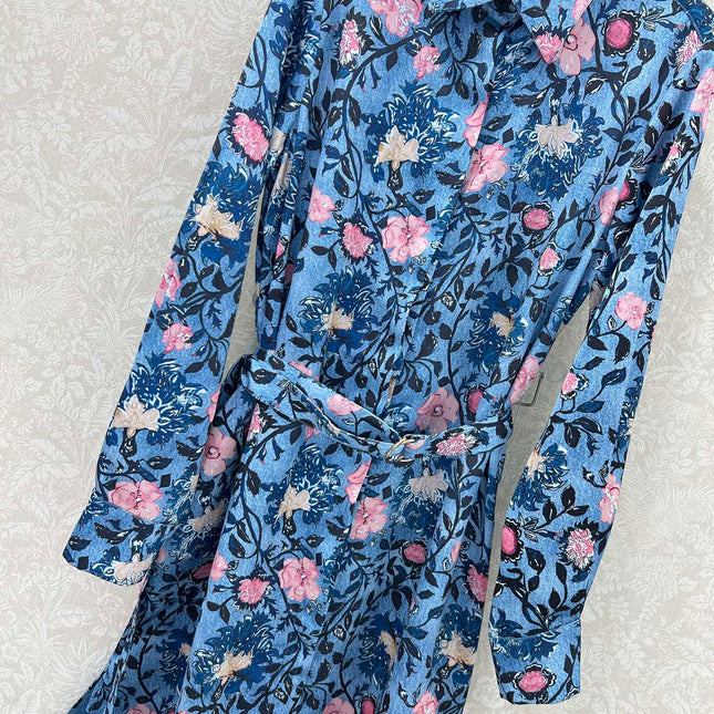 LV BELTED LONG SHIRT DRESS 275181