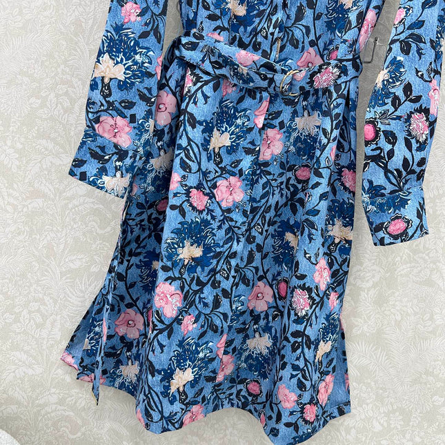 LV BELTED LONG SHIRT DRESS 275181