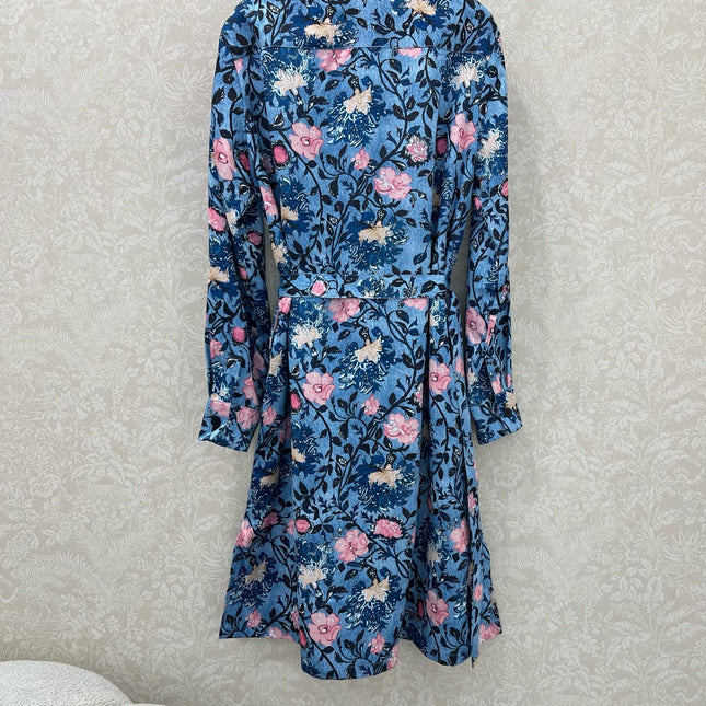 LV BELTED LONG SHIRT DRESS 275181