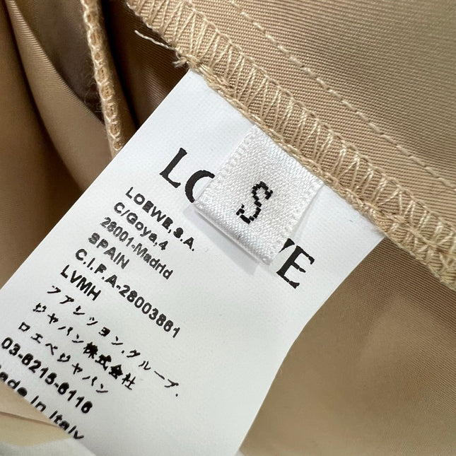 LOEWE SHORT-SLEEVE SHIFT DRESS WITH SIDE POCKETS