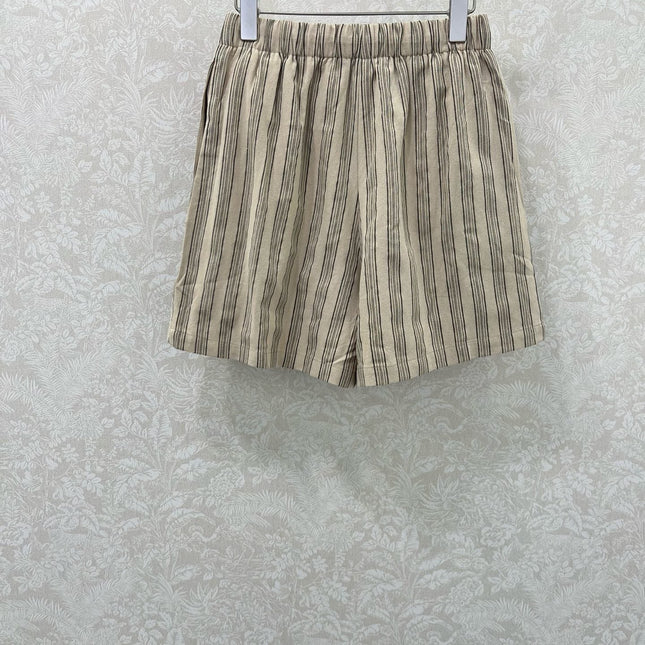 RALPH LAUREN STRIPED LINEN SHORTS 269163