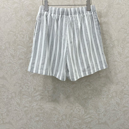 RALPH LAUREN STRIPED LINEN SHORTS 269163