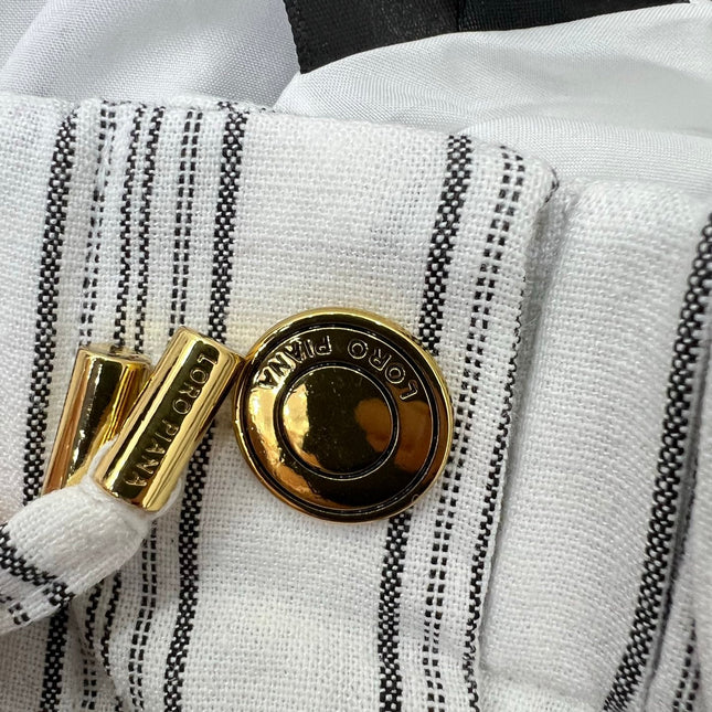 RALPH LAUREN STRIPED LINEN SHORTS 269163