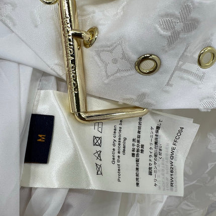 LV WHITE SLEEVELESS DRESS WITH BELT 269224