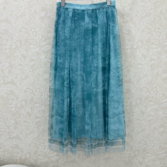 DIOR BLUE TULLE SKIRT 269229