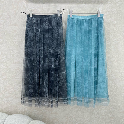 DIOR BLUE TULLE SKIRT 269229