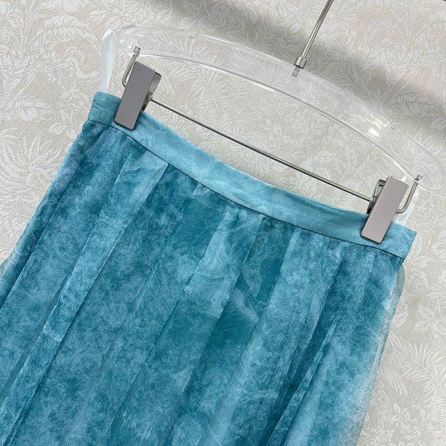 DIOR BLUE TULLE SKIRT 269229