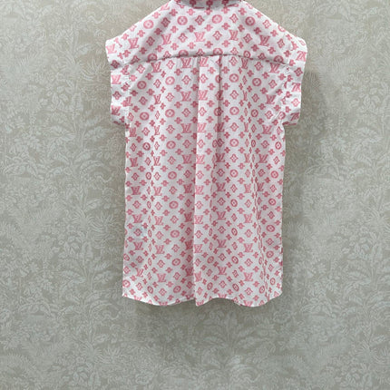 LV SLEEVELESS LOGO PRINT TOP 269947