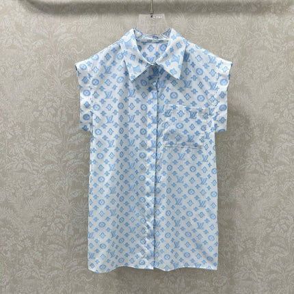 LV SLEEVELESS LOGO PRINT TOP 269949