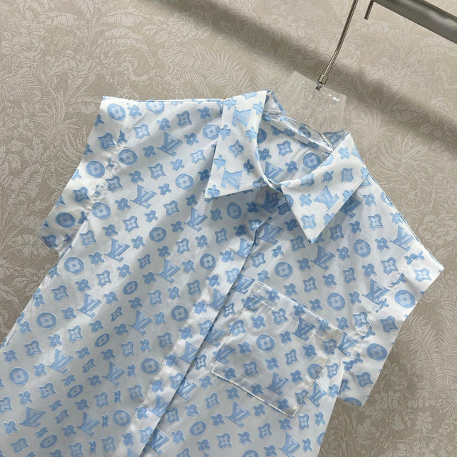 LV SLEEVELESS LOGO PRINT TOP 269949
