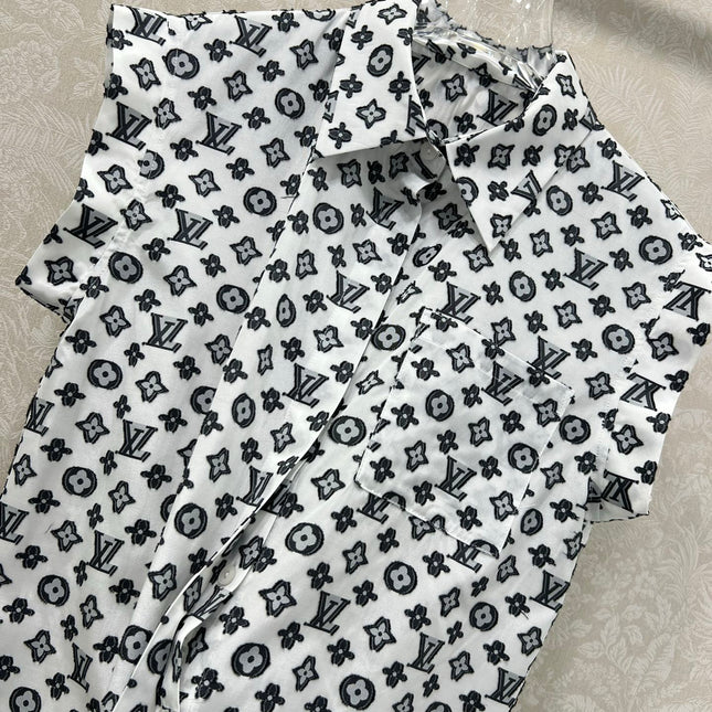 LV SLEEVELESS LOGO PRINT TOP 269951